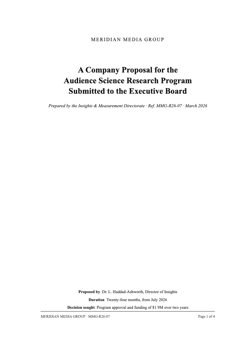 Dissertation manuscript company proposal